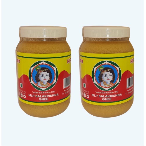 MLP BALAKRISHNA Cow GHEE 500MLX2 Twin Pack