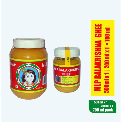 MLP BALAKRISHNA Cow GHEE 700ML Combo Pack