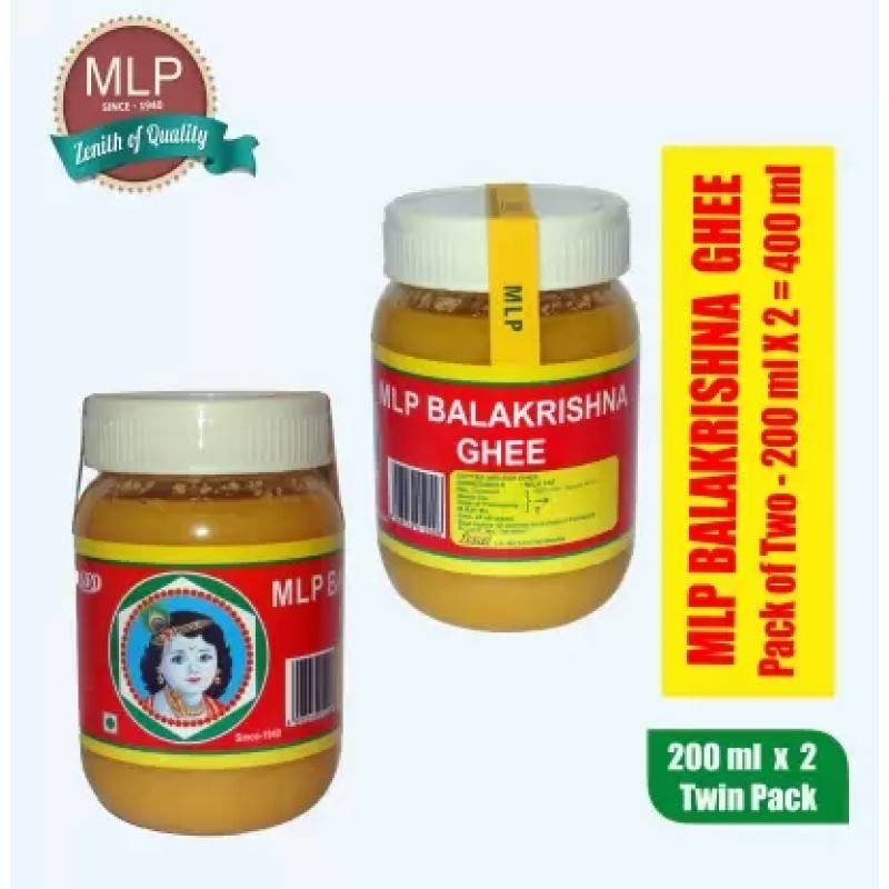 MLP Balakrishna Ghee 200ml Twin Pack - 400 ml